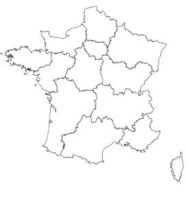 Voir la carte des nouvelles régions de france. Cours de géographie en s'amusant pour les enfants