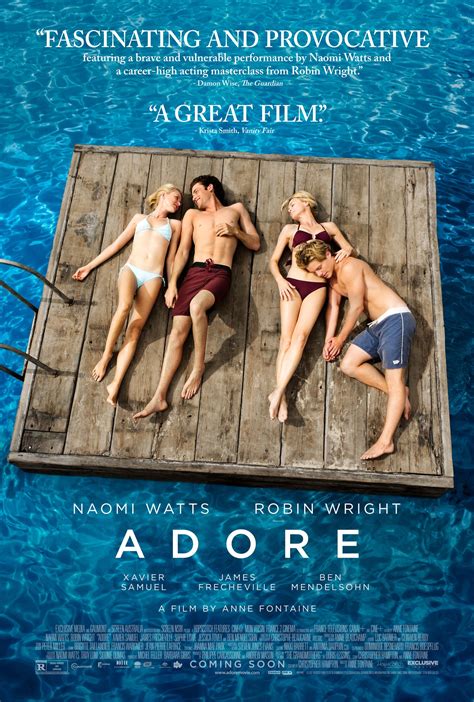 Listen to trailer music, ost, original score, and the full list of popular songs in the film. Adore (2013) Soundtrack - Complete List of Songs | WhatSong