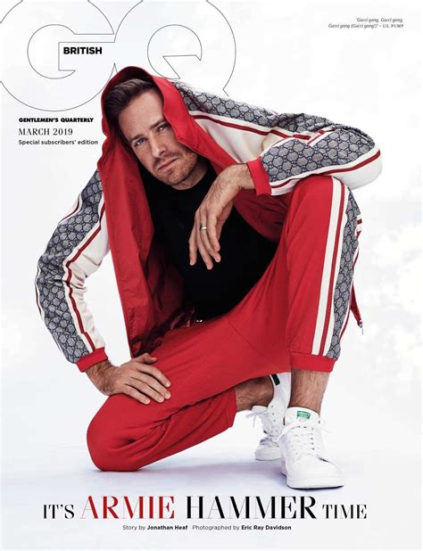 2010 hatte hammer die journalistin chambers geheiratet, das inzwischen getrennte paar hat zwei kinder. GQ UK: Armie Hammer by Eric Ray Davidson - Image Amplified