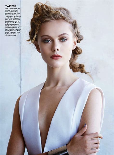 Frida Gustavsson HQ Pictures Allure US Magazine Photoshoot March 2014 ...