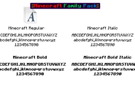 Increases the font size of the text in the hud message. Minecraft Font | JDGraphics | FontSpace