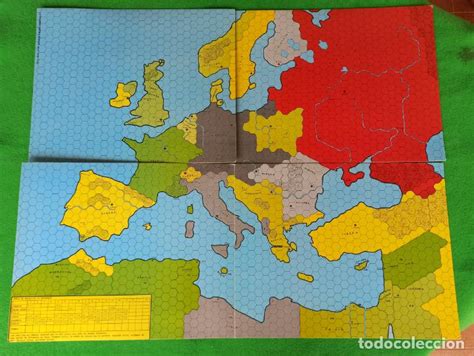 El continente europeo, el asiático y el africano. juego de mesa la segunda guerra mundial de nac - Comprar Juegos de mesa antiguos en ...