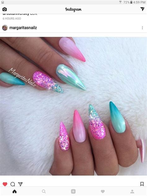 Keby som nosila gélové nechty, viem si predstaviť že by som chodila s týmto vzorom dlhší čas. Pin by Inka on Stiletto Nail Art | Nail art ombre, Pink ...