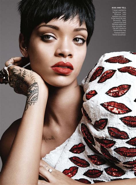 A true pop icon, robyn rihanna fenty is a singer, actress, and businesswoman from saint michael, barbados. RIHANNA in Vogue Magazine 2014 | منتدى حب العرب