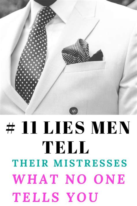 Well, most americans believe that having extramarital affairs is morally wrong and not nice when you cheat in a sexless marriage. 11 Of The Most Common Lies Men Tell Their Mistresses Do ...