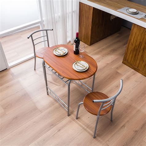 Shop with afterpay on eligible items. Dining Room Table Set, 3-Piece Wooden Kitchen Dining Room ...