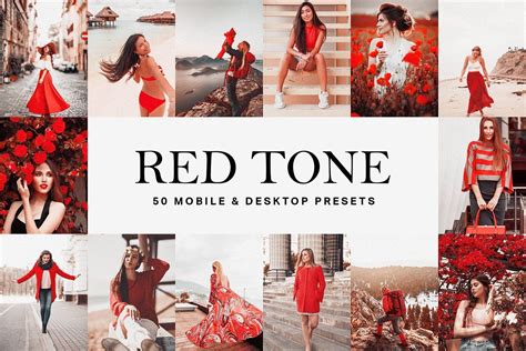 Add beautiful color, contrast, and details to your images in just a few clicks! 50 Red Tone Lightroom Presets LUTs in 2020 | Lightroom ...