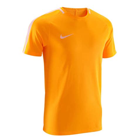 Tricou fotbal magazine, preturi, oferte. Tricou Fotbal Academy Portocaliu Adulți NIKE - Decathlon.ro