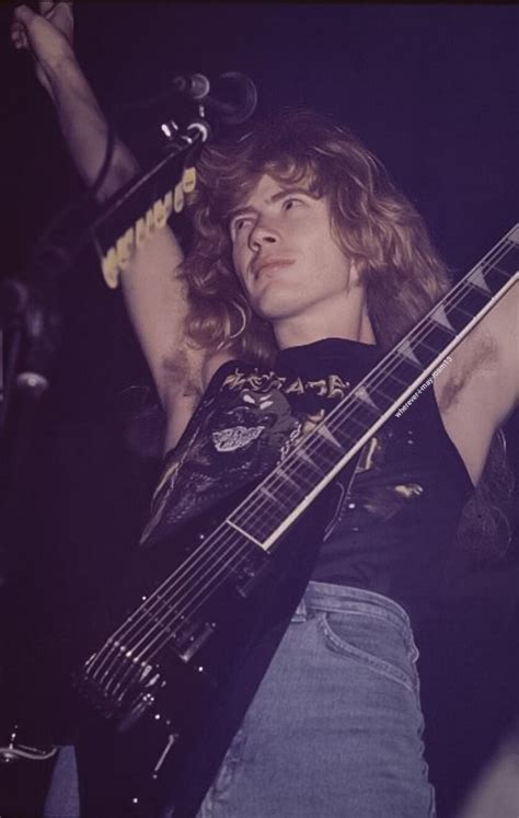 I think the '90s were the scariest time for that, because radio rock came in, mtv went away, all the other big things that helped music be. Dave Mustaine 💖 | Dave mustaine young, Dave mustaine, Megadeth