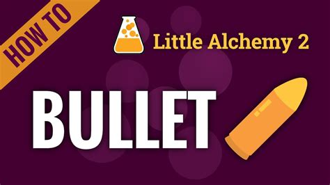 There are eight new items you can make with the good starter item. How To Make a Bullet in Little Alchemy 2 - YouTube