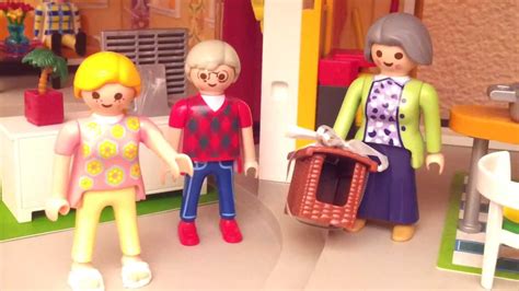 Playmobil playmobil lego haus dioramen. Besuch von Opa und Oma Playmobil Film Haus 5302 Puppenhaus ...