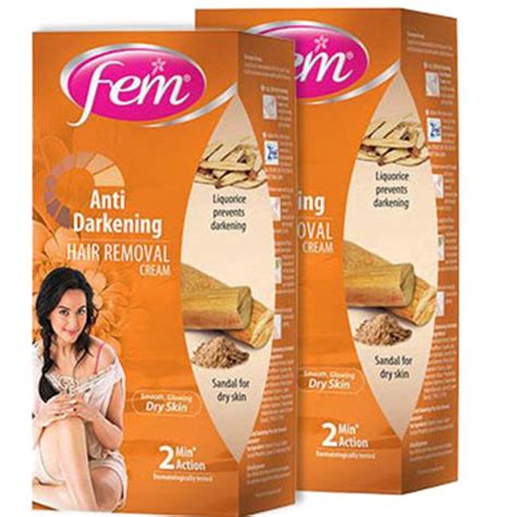 Its natural herbal properties control excess secretion of oil and make it the best hair removal cream to give the skin a natural healthy glow. Fem Fairness Natural Hair Removal Cream Sandal - 40Gm (Get ...