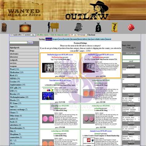 The biggest darknet market right now after dark market went down. Outlaw Market Closed after Hack but Users doubt as a Exit ...