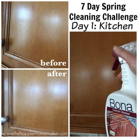 Clean easily and effectively with bona® hardwood floor cleaner and a bona®. 7 Day Spring Cleaning Challenge! | The Happier Homemaker ...