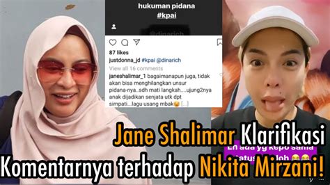 Aku tidak sengaja memecahkan gelas ini. JANE SHALIMAR Minta Maaf pada NIKITA MIRZANI atas ...