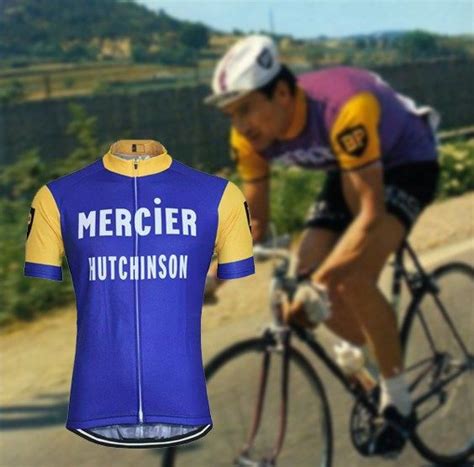 Poulidor turned professional in 1960 with the team sponsored by the mercier cycle company; maillot cycliste vintage mercier poulidor | Maillot ...