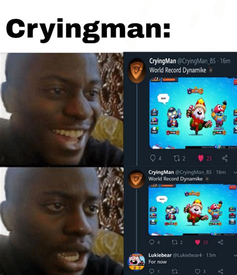 I play brawl stars and hang out with followers. F for Cryingman : Brawlstars