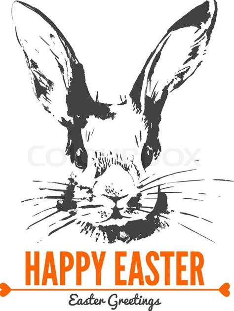 Die ostereier werden am morgen des ostersonntags von den kindern gesucht. Mit Ostern Hase zu skizzieren. Hand gezeichnete Abbildung ...