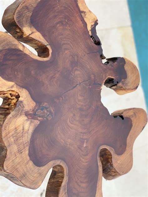 Sheesham is an indian hardwood, which is very durable but also known for its pretty flamed patterns and varying colors. Live Edge Burl Coffee Table - Indian Rosewood | Indian ...