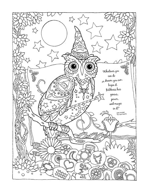 Printable coloring pages on peacocks are both educative and fun. Realistic Owl Coloring Pages at GetDrawings | Free download