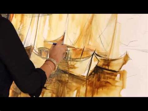 Ver más ideas sobre videos de pintura, pinturas, abstracto. Gabriela Mensaque MARINA EN SEPIA AGUADA - YouTube