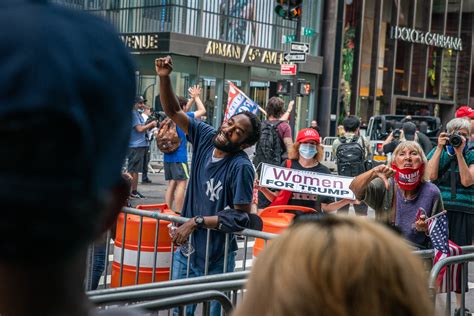 Check spelling or type a new query. Black Lives Matter protesters and MAGA fans with 'all ...