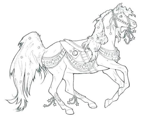 Print out this page and color it with crayola® crayons or markers. Coloring Pages Of Horses Printable Realistic Horse ...