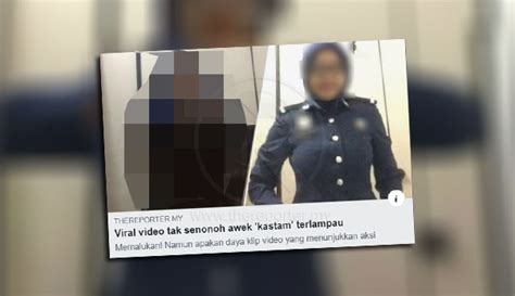 Kastam pegawai video goes viral. Padah viralkan video 'awek' kastam terlampau, bekas ...