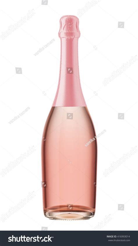 How to make a mock pink champagne #2 with ingredients: Mock Pink Champagne : Photorealistic Bottle Of Rose ...