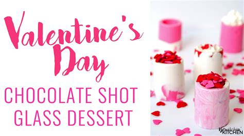 Make them ahead and put them in the freezer. Valentine's Day Chocolate Shot Glass Dessert | Chocolate ...