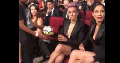 Alex morgan, megan rapinoe, christen press and carli lloyd. UGLY AMERICAN: Megan Rapinoe Asked to Sign Ball by Young ...