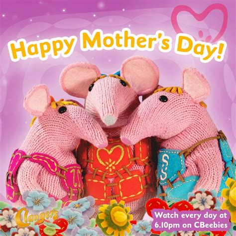 Clangers have made a comeback this year with a brand new series on cbeebies. Happy Mother's Day to all the marvellous Mothers, Grannies ...