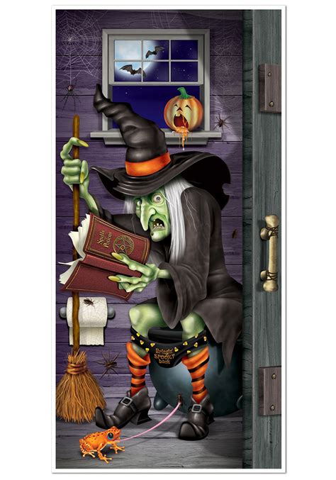 Which door is best for bathroom. Witch Bathroom Door Cover