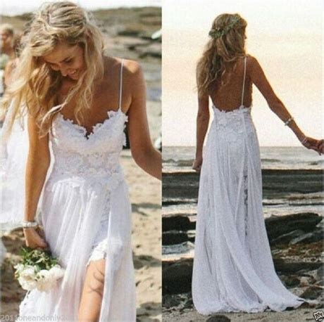 Strandkleid weiß hochzeit