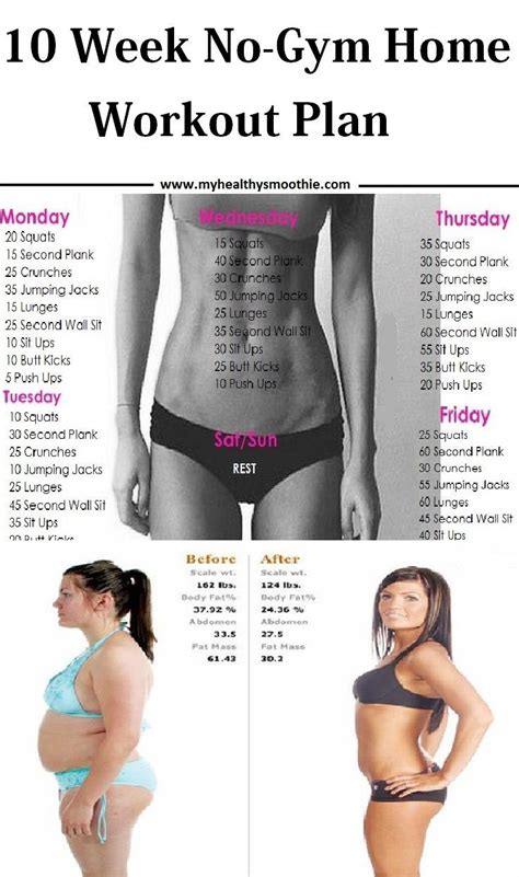 A sample weekly workout routine. Pin on Home Exercises to Lose Weight