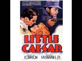 Robinson plays rico bandello, a petty crook who ultimately schemes his way to the top of a chicago mob. Little Caesar (1930) Movie Review by Marc Aquino - YouTube