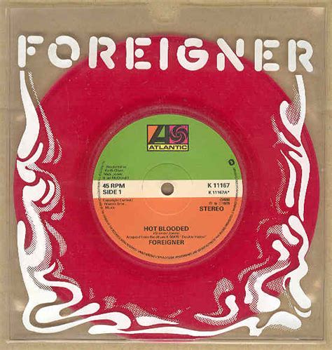 3 of a horse : Foreigner Hot Blooded Records, Vinyl and CDs - Hard to ...