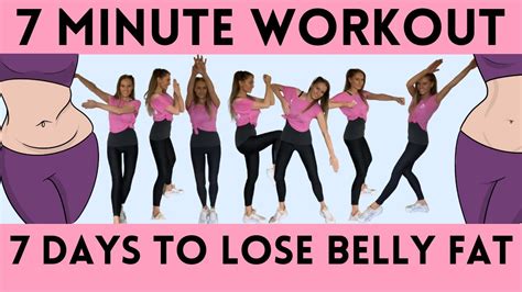 Apart from working out, keeping off junk meals and alcohol are many studies find that is the most effective form of exercising to lessen belly fats. 7 DAY CHALLENGE 7 MINUTE WORKOUT TO LOSE BELLY FAT - HOME WORKOUT TO LOSE INCHES Lucy Wyndham ...