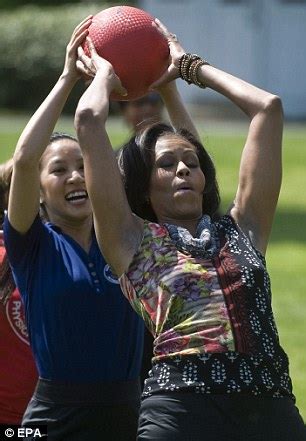 With melissa rauch, gary cole, thomas middleditch, sebastian stan. Michelle Obama exercises with Dominique Dawes and Michelle ...