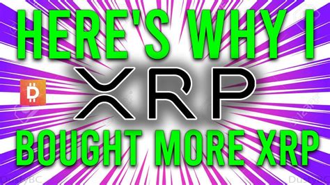 Get live ripple news & stay tuned for more updates on the ripple price chart with the live price of xrp coin in usd, gbp & eur. Ripple XRP News: Here's Why I'm Buying A TON Of XRP Right ...