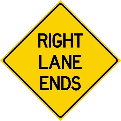 Check spelling or type a new query. Right Lane Ends (W9-1R) - Akron Safety Lite - Traffic and ...