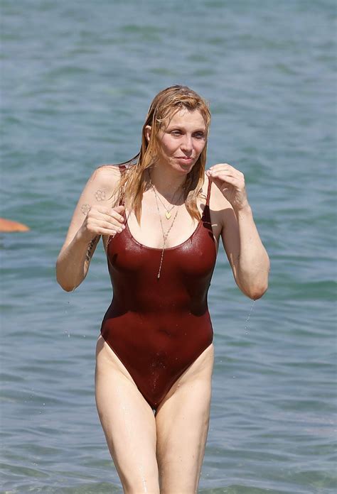 'courtney love' was born (9 july 1964) and brought up in california, the united states, and hence is an american citizen by birth. COURTNEY LOVE in Swimsuit at Club 55 in St Tropez 07/26 ...