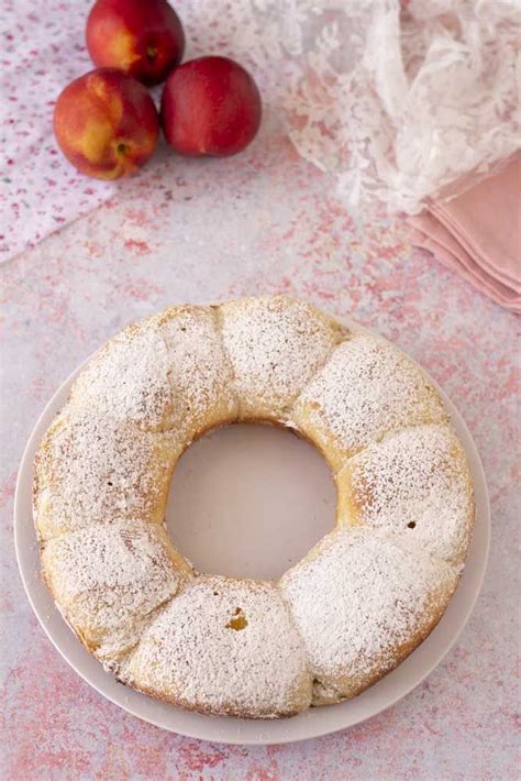 Come fare pane fatto in casa. CIAMBELLA DI PAN BRIOCHE ALLE PESCHE | Fatto in casa da ...