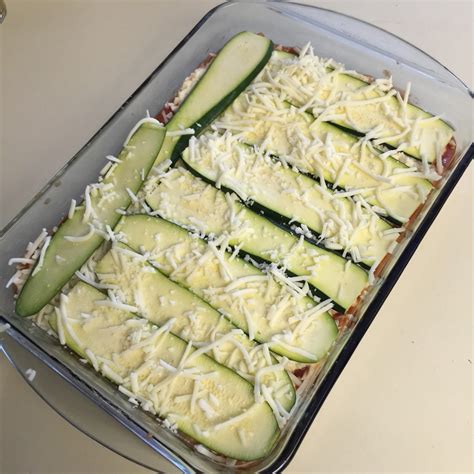 Try out this zucchini lasagna, which is very light, and can come straight form your garden. Al2getherFIT: Recipe: Vegetarian Zucchini Lasagna