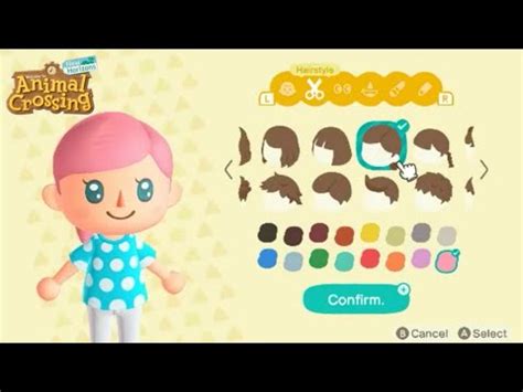 Animal crossing top 8 cool hairstyles pack. Animal Crossing New Horizons How to customize your hair ...