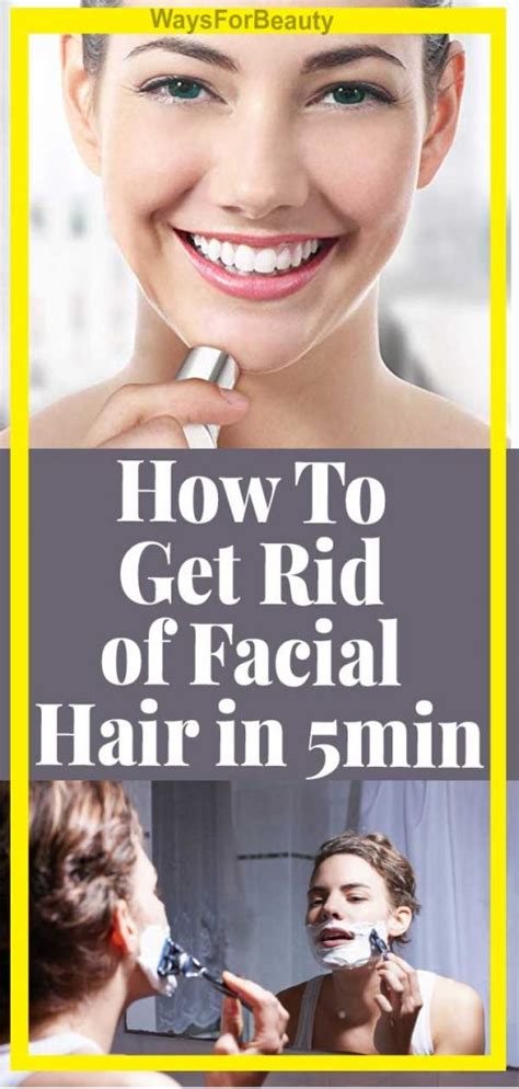 This is a good way to get rid of dark and thick hair. How To Get Rid of Facial Hair in 5min | Unwanted facial ...