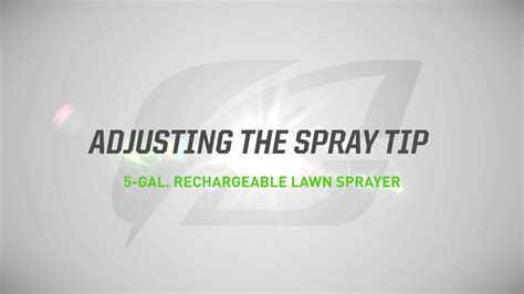 Instant quality results at searchandshopping.org! 5 gal Lawn Sprayer - Adjusting the Spray Tip - YouTube