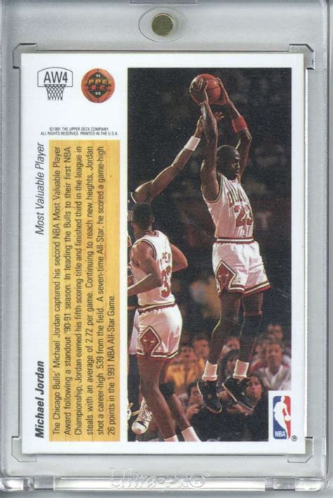 Grab theese cards on ebay now! Lot Detail - Michael Jordan Rare Signed 1991-92 Upper Deck #AW4 Basketball Card (JSA)