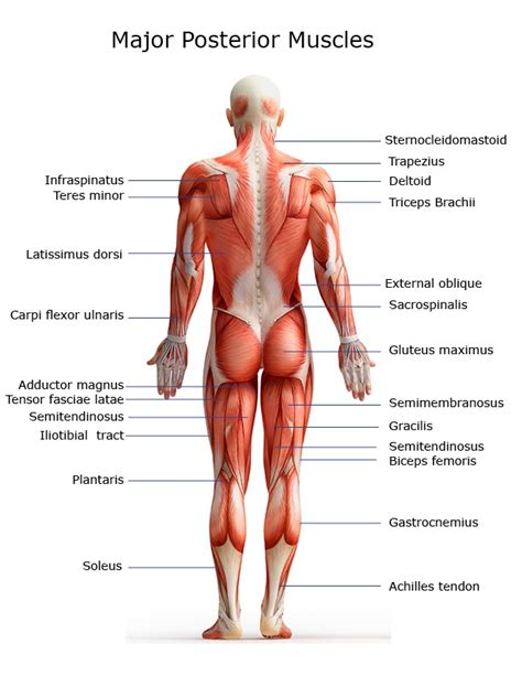 About 40% of your body weight is made the 4 huge muscles that comprise the front of your thigh is the muscle group called the quadriceps or 'quads'. Major Muscles on the Back of the Body