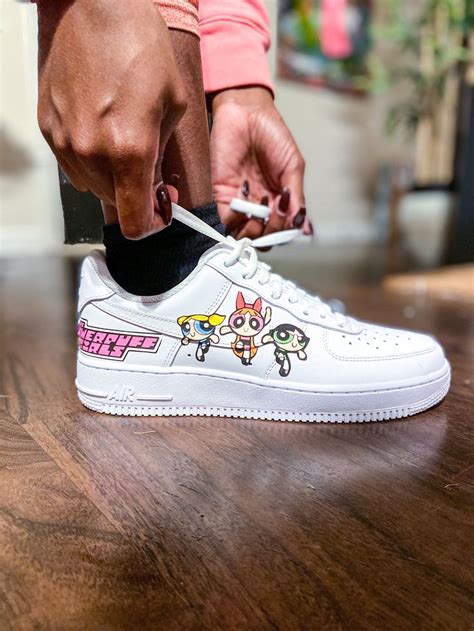 Finishline.com has been visited by 100k+ users in the past month Power puff girls custom Air Force 1s. in 2020 | Nike air ...